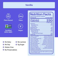 Happy Viking PlantBased Protein Powder +100 Superfoods Vanilla Meal Replaceme…