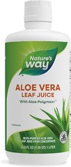 Aloe Vera Leaf Juice Liquid 33.8 Fl Oz Certified Aloe Polymax+ Wellness