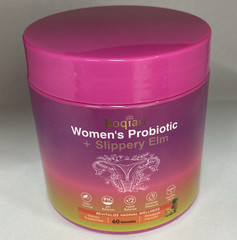 Boqiao Women’s Probiotic + Slippery Elm Pineapple Gummies Digestive Support 60