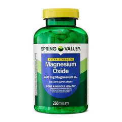 Spring Valley Magnesium 400 mg Bone & Muscle Health Tablets 250 Count 💊✨