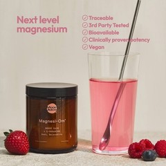Moon Juice Magnesi-Om Magnesium Powder Supplement for Rest, – Berry – 4.2oz