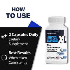 (6 Pack) Insta Surge XL Advanced Male Support Supplement InstaSurgeXL Capsules