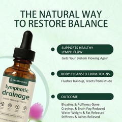Lymphoria – Lymphatic Drainage 59ml – Detox, Bloat Soothe & Immune Support