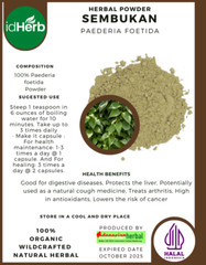 [idHerb] 50-500 gram Powder Skunkvine Stinkvine Paederia Foetida WildCrafted