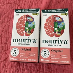 (2PACK) NEURIVA BRAIN HEALTH ORIGINAL 60 CAPS FUELS BRAIN HEALTH 10/27
