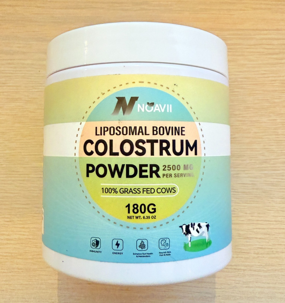 Liposomal Bovine Colostrum Powder 2500 Mg Serving 6.35 Oz Grass Fed Cows