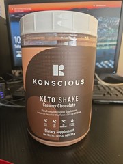 Konscious Keto Protein Shake 15 Servings Creamy Chocolate