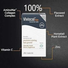 Viviscal Men Hair Growth Supplements 180 Tablets – 3 Month Supply exp12/2026