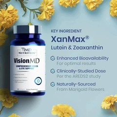 3 Pack 1MD Nutrition Vision MD Eye Vitamin CARMIS Formula – 30 Softgels | US.