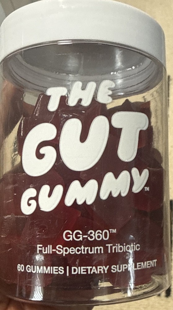 The Gut Gummy Full Spectrum Tribiotic 60 Gummies – Brand New Factory Sealed