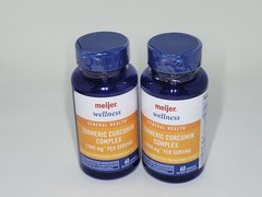 Meijer Turmeric Curcumin Complex 1,500mg 120 Caps, 2pk, Exp Oct 2026