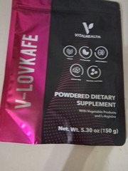 Vital Health V-LOVKAFE Gourmet Dark Roast Coffee with L-Arginine 5.3 oz