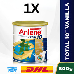ANLENE Total 10 Calcium & Collagen Adult Milk Powder VANILLA 800g X1 + DHL