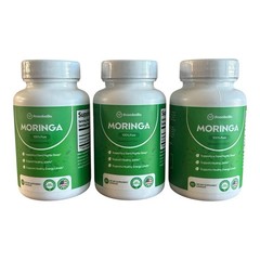 3PACKS RosabeIIa Superfood Capsules-Pure Moringa Powder, Skin&Gut Health Moringa