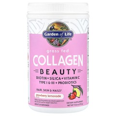 2 X Garden of Life, Grass Fed Collagen, Beauty, Strawberry Lemonade, 9.52 oz (2