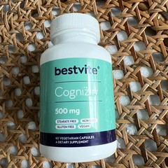 Bestvite Cognizin Citicoline 500mg -60 Vegetarian Capsules