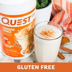 Quest Nutrition Cinnamon Crunch Protein Powder, High Protein, 25.6 oz, (pack 1)