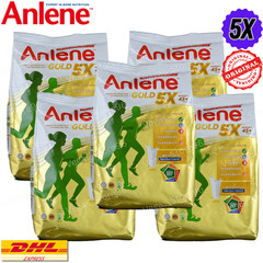 5 X 950g Anlene Gold 5X Milk Powder 1kg Adult 45+ Years Old Or Older DHL EXPRESS