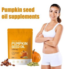 Pumpkin Seed Oil Saw Palmetto 3000 mg – Bladder Health, Immune Support 300 Pills