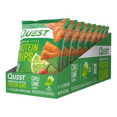 Quest Nutrition Tortilla Style Protein Chips – Chili Lime – 8pk/1.1oz