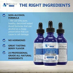 BioSource Labs Complex Diet Drops – Natural Weight Management Drops Unisex 2 oz