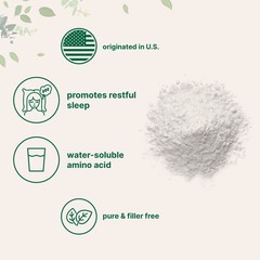 Glycine Powder, 1KG (2.2 Pounds), Glycine 1000mg Per Serving, Water Soluble a…