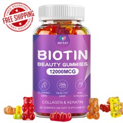 Collagen Vitamin Gummies for Hair Skin & Nails, #1 Premium Collagen Supplement