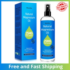 100% Pure Magnesium Oil Spray 8 fl oz – Quick Absorbing Muscle & Joint Relief ..
