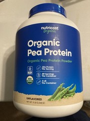 Nutricost Organic Pea Protein Isolate Powder (5LBS) – Protein from Plants