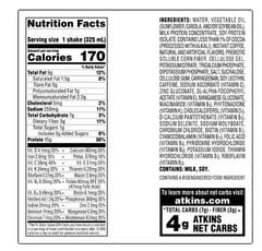 Atkins Protein Shake, Mocha Latte, Keto Friendly, Gluten Free, 8 Ct