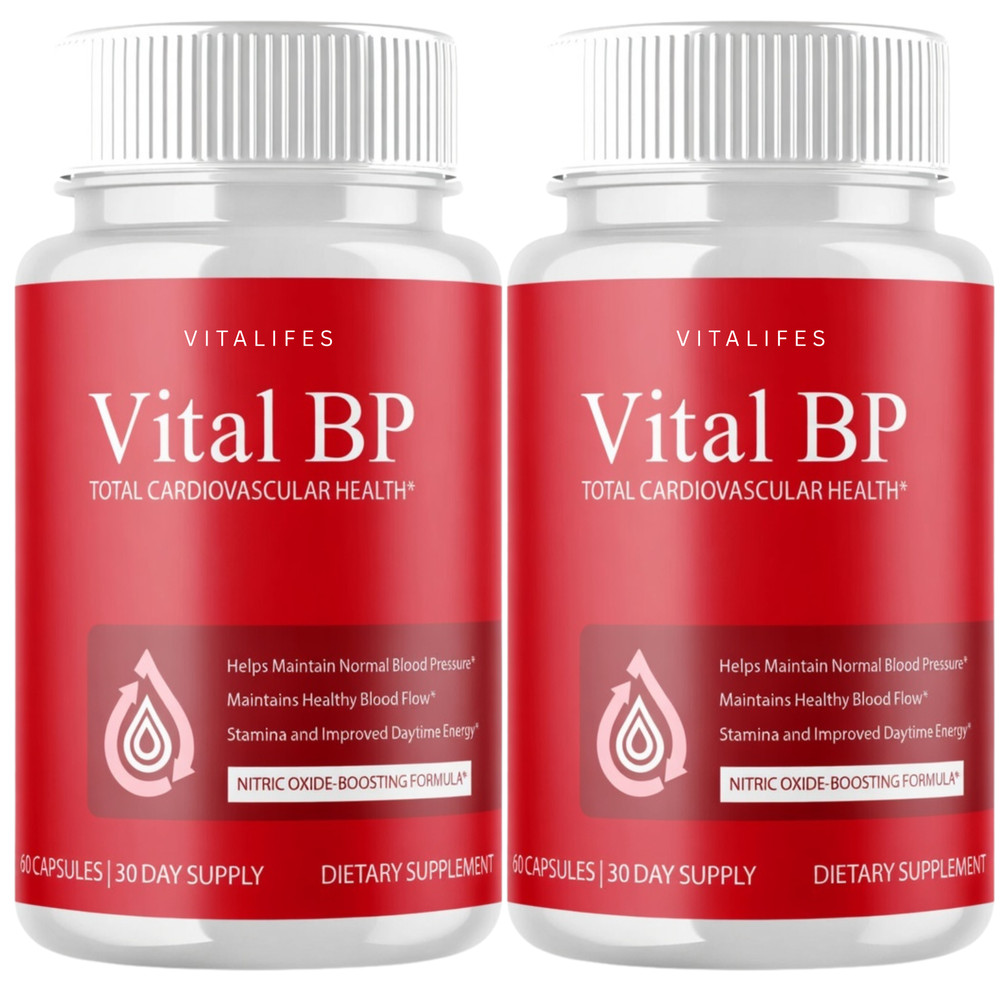 (2 Pack) Vital BP Advanced Blood Support Vitamin Formula VitalBP – 60 Capsules
