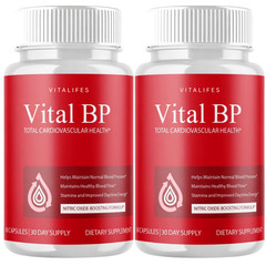 (2 Pack) Vital BP Advanced Blood Support Vitamin Formula VitalBP – 60 Capsules