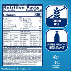 Ensure Plus Meal Replacement Shake, Strawberry, 8 fl oz, 24-Pack, 16g Protein