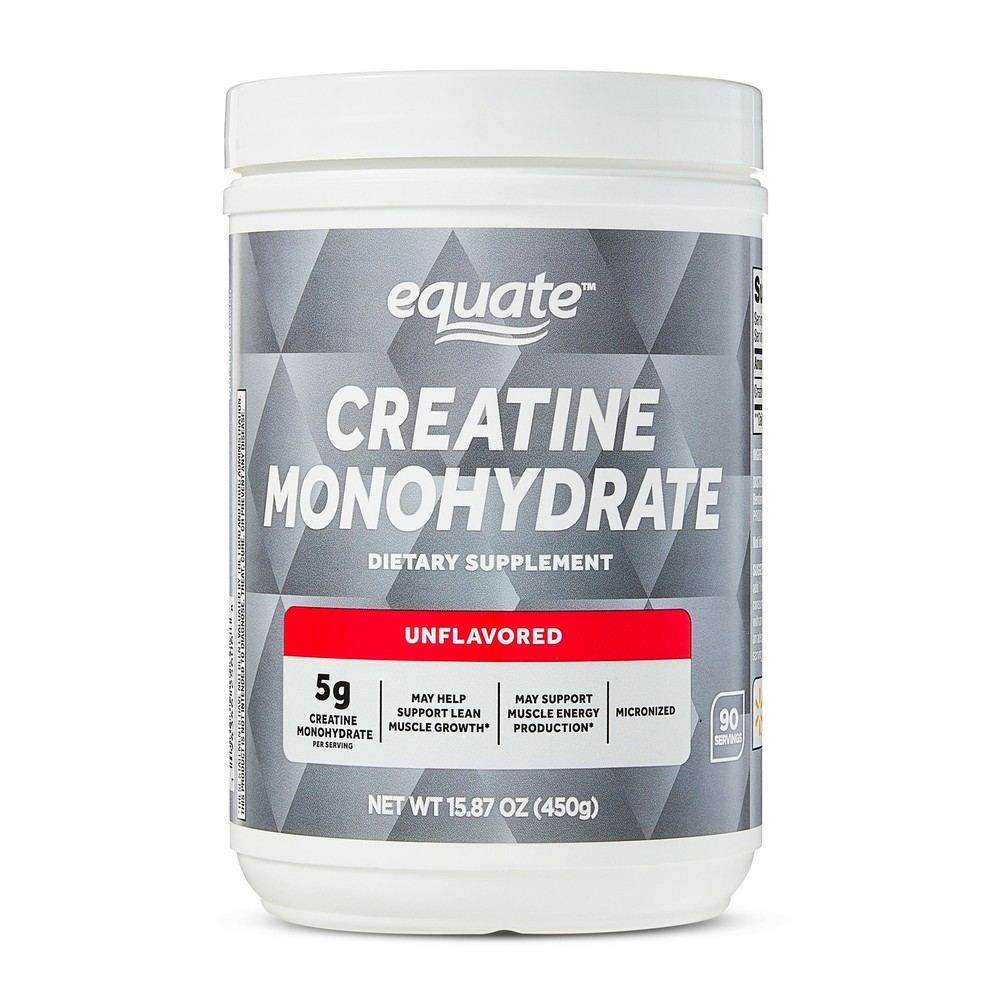 Creatine Monohydrate Dietary Supplement, Unflavored, 5 G, 15.87 Oz