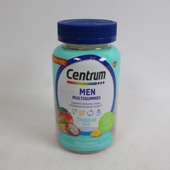 Centrum Men’s Multivitamin Gummies – Tropical Fruit – 100ct EXP 05/2026
