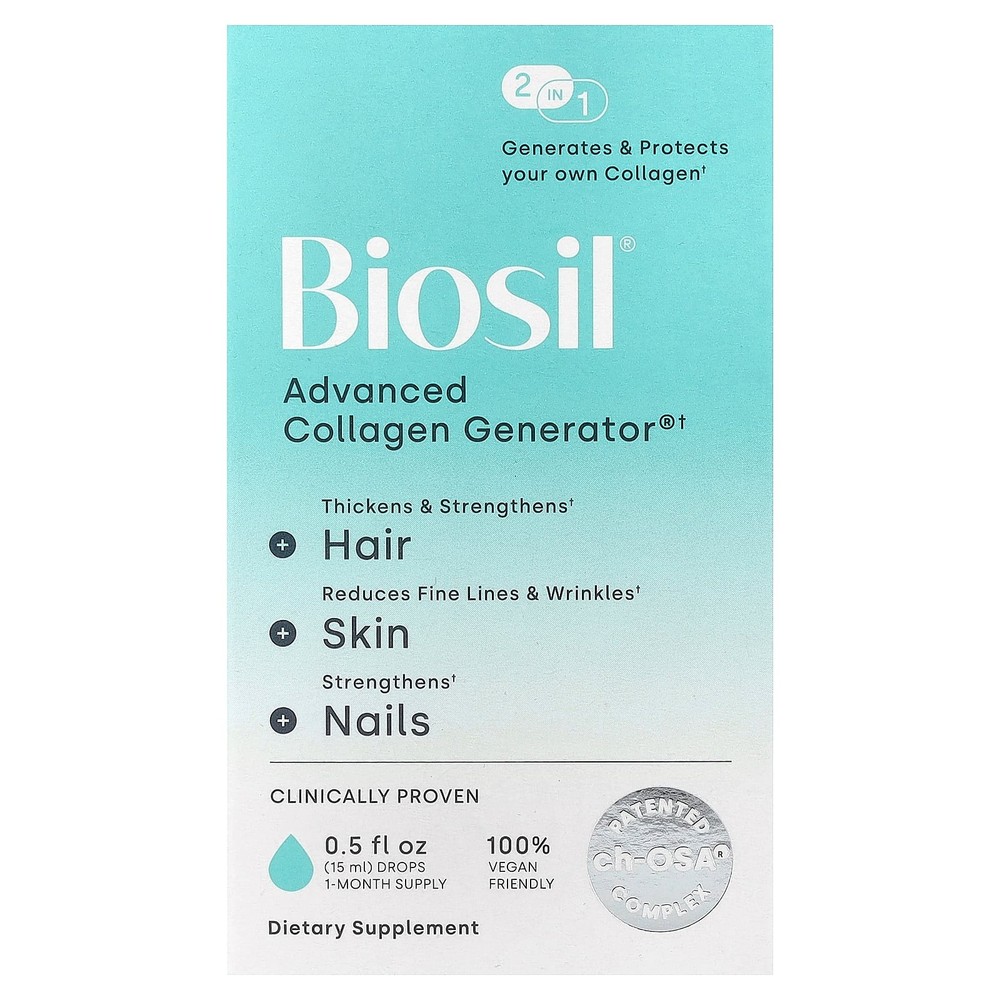 2 X Biosil, Advanced Collagen Generator�, 0.5 fl oz (15 ml)