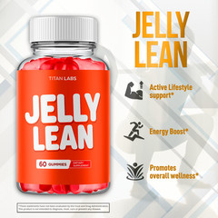 (1 Pack) Jelly Lean Keto ACV Gummys 1000MG Vitamin Formula JellyLean 60 Gummies