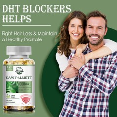 120 Softgels Saw Palmetto Extract 1000mg Prostate Supplement Urinary Men Health