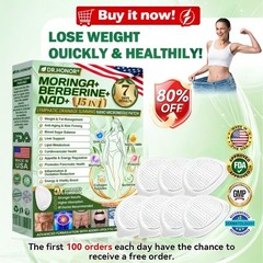 DR.HONOR Moringa Berberine NAD+ Weight Loss Patches Advanced Nano Microneedle