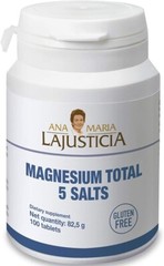 Magnesium Total 5 Salts 100 Tablets ANA Maria LAJUSTICIA, Supports Energy Metabo
