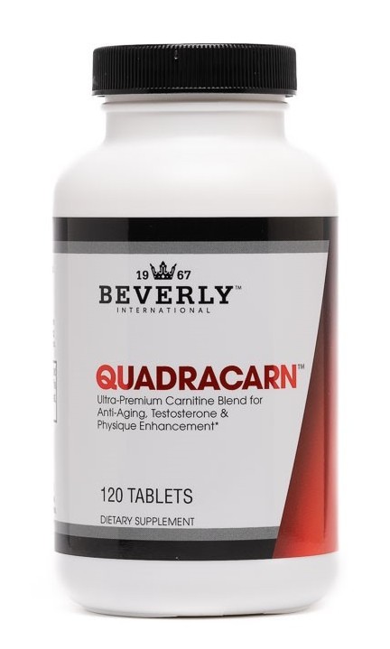 Beverly International Quadracarn 120 Tablets Ultra-Premium Carnitine Blend