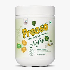 Pro360 Nefro HP Protein Supplement Powder Vanilla Flavour – 400 gm Free Shipping