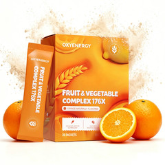 Oxyenergy Fruit & Vegetable Complex 30 Packets for Digestive Health Boost