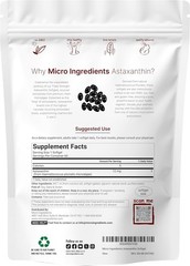 Astaxanthin 12mg 120gels Fresh Microalgae Source Antioxidant/Skin/Eye/Joint