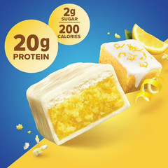 Pure Protein Bars Lemon Cake High Protein Low Sugar Gluten Free Snack 12 Count