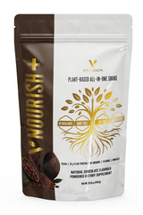 V-NOURISH + Natural Chocolate Flavored Powdered Dietary net wt.15.8 oz (450g)
