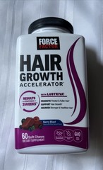 Force Factor Hair Growth Accelerator Berry Blast Soft Chews – 60 ct. 9/27