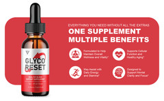 (5 Pack) Glyco Reset Drops, GlycoReset Premium Blood Support Supplement (10oz)