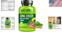 Men’s Energy & Immune Support – 120 Multivitamin Capsules with Whole Foods