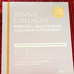 Revive Collagen Liquid Marine Collagen Supplement Citrus 14 Sachets 9.24 fl oz